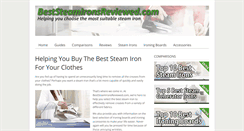 Desktop Screenshot of beststeamironsreviewed.com