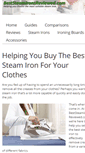 Mobile Screenshot of beststeamironsreviewed.com